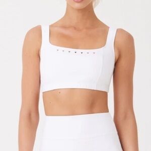 NWT GiGi C Emily Bra in White Sz S